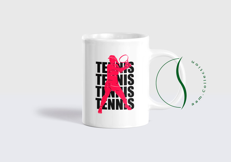 ماگ سرامیکی تنیس TENNIS