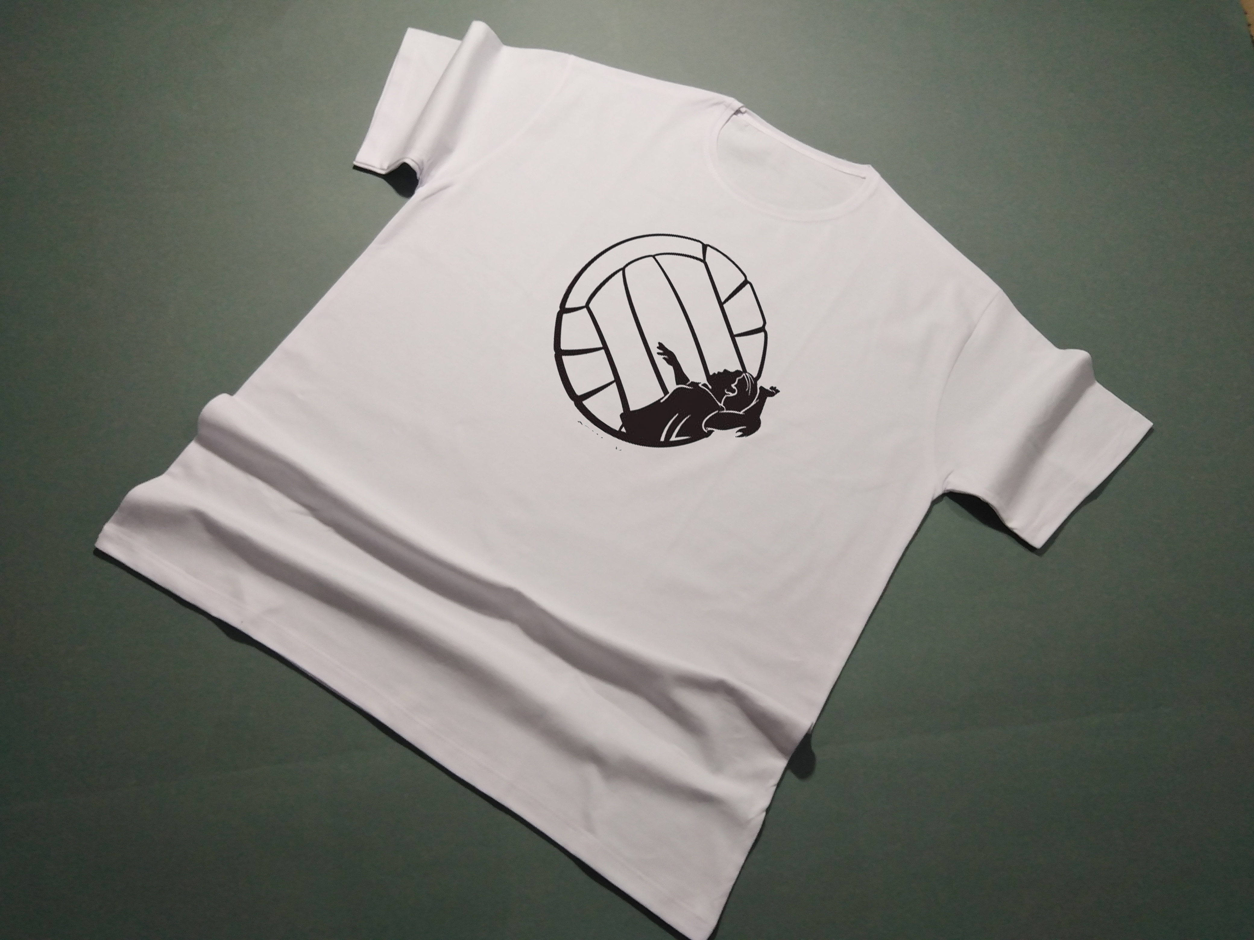 تیشرت سفید والیبال VOLLEYBALL
