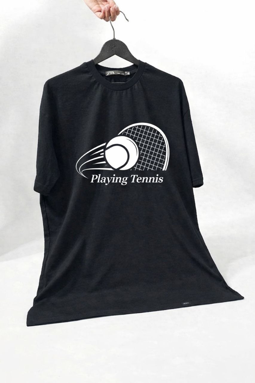 تیشرت راکت و توپ تنیس TENNIS