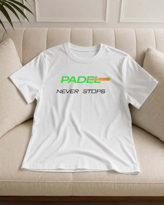 تیشرت سوپر اسپرت پدل Padel Never stop