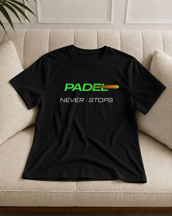 تیشرت سوپر اسپرت پدل Padel Never stop