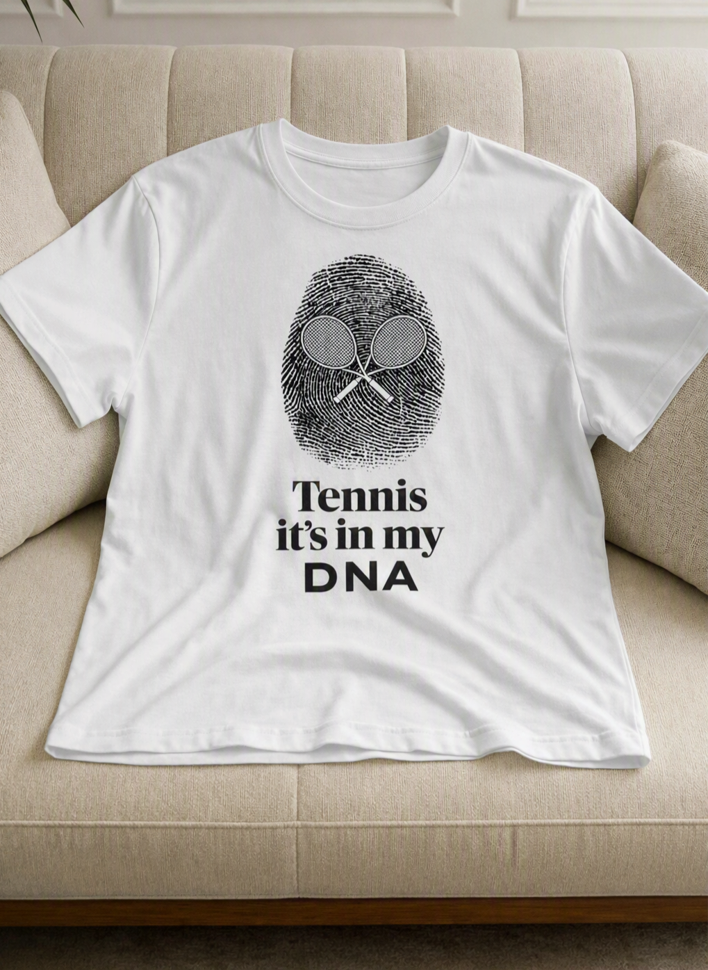 تیشرت نخ پنبه تنیس Tennis DNA