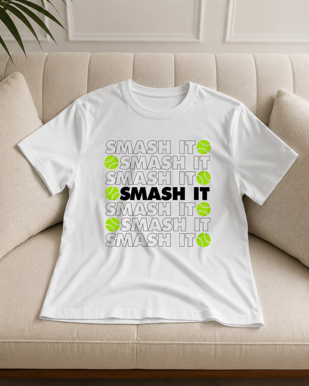 تیشرت پدل اسمش Padel Smash