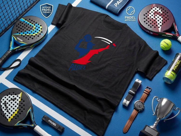 تیشرت نخ پدل ورزشی Padel