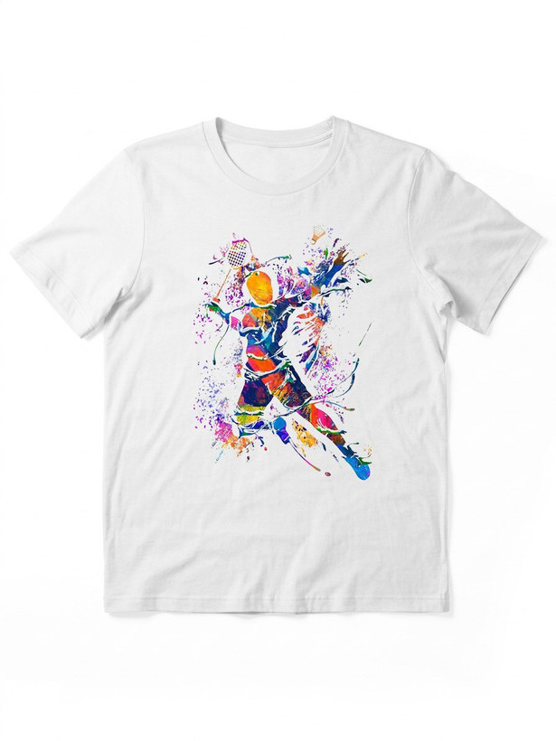 تیشرت فیگور رنگی بدمینتون Badminton