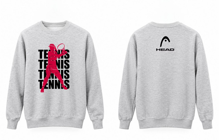سویشرت طوسی ملانژ تنیس Tennis